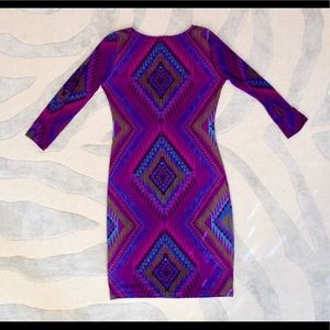 Veronica M Patterned Mini Dress